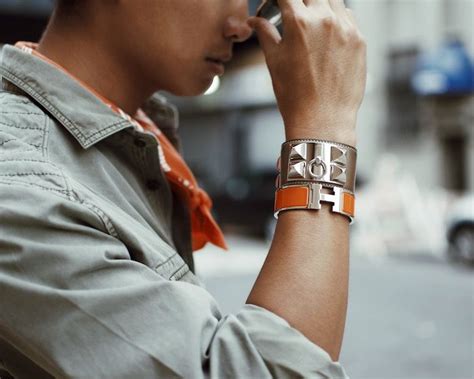 hermes armband man|Hermes leather bracelets.